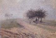 Effect of fog at Creil Effet de brouillard a Creil Camille Pissarro